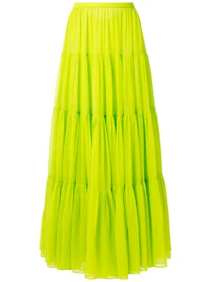 VALENTINO ヴァレンティノ プリーツ ナイロン フレア スカート VALENTINO ヴァレンティノ プリーツ スカート スパンコール V