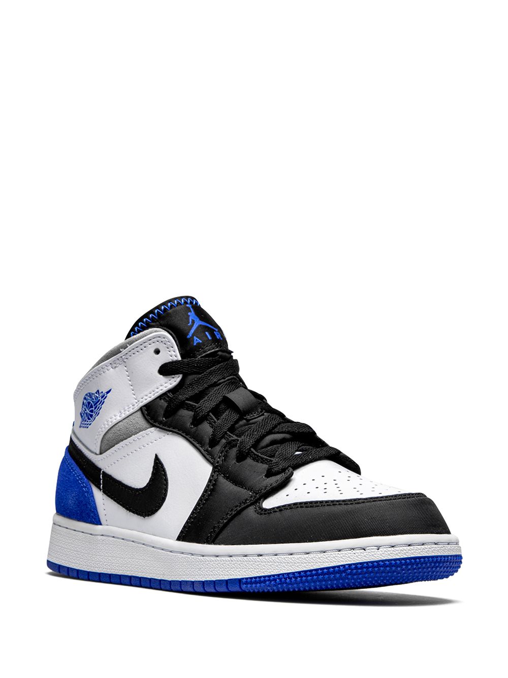 Shop Nike Air Jordan 1 Mid "royal White" Sneakers