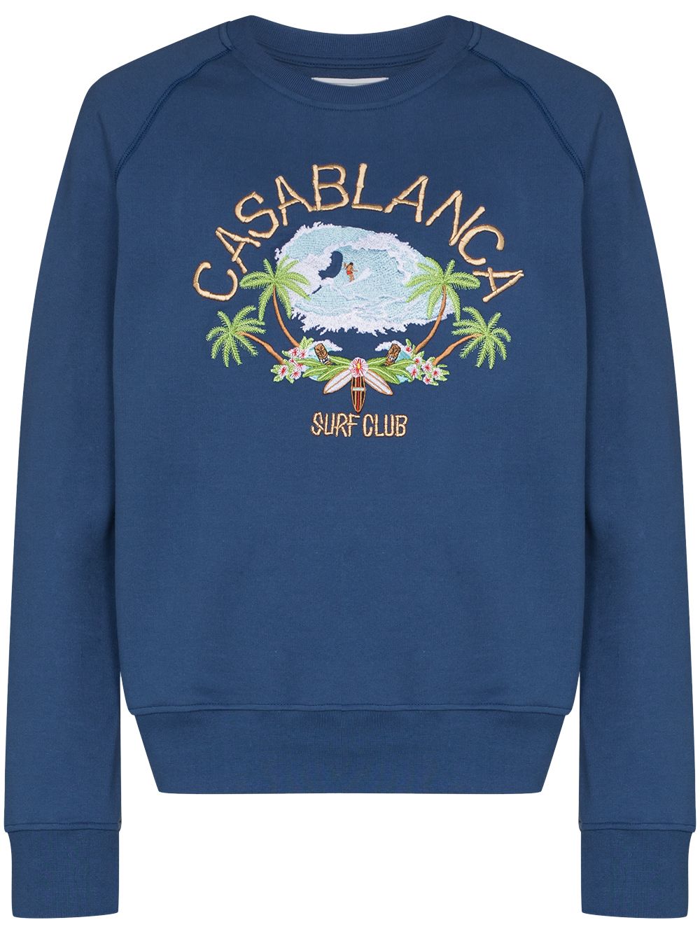 

Casablanca Surf Club logo-embroidered sweatshirt - Blue