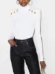 Image 2 of Balmain ribbed turtleneck jumper