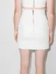 Balmain high-rise tweed miniskirt