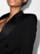 Image 2 of Saint Laurent button-front tuxedo blazer
