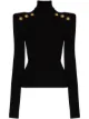 Image 1 of Balmain ribbed turtleneck jumper