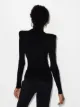 Balmain ribbed turtleneck jumper