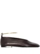 Image 1 of Jil Sander anklet-detail ballerina shoes