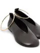 Image 2 of Jil Sander anklet-detail ballerina shoes