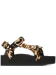 Image 1 of Arizona Love Trekky leopard print flat sandals
