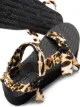 Image 2 of Arizona Love Trekky leopard print flat sandals