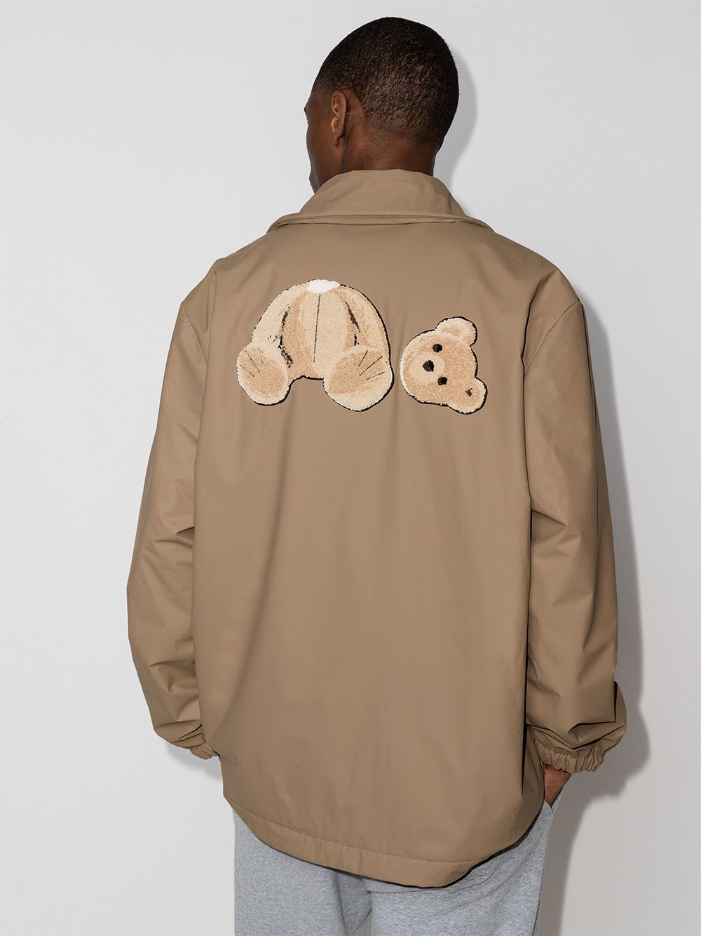 Palm Angels x Browns 50 Bear Shirt Jacket Beige - SS21 男装- CN