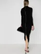 Balmain button-detail knitted midi dress