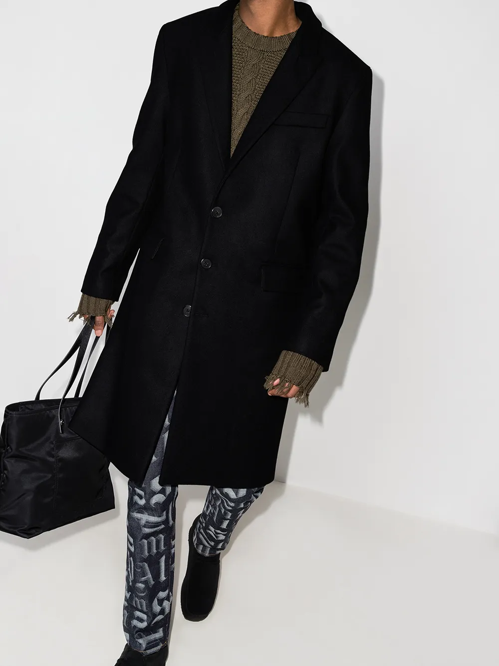 Image 2 of Palm Angels x Browns 50 Bear single-breasted coat