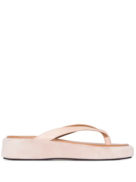 ATP Atelier Roseo thong-strap Platform Sandals - Farfetch