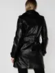 Saint Laurent double-breasted leather trench coat