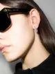 Image 2 of Joanna Laura Constantine pearl detail hoop earrings