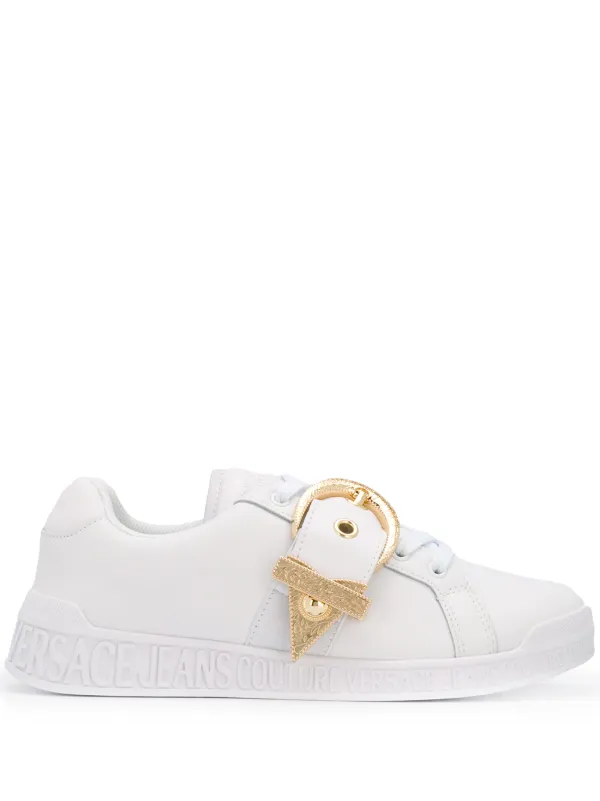 versace jeans white trainers