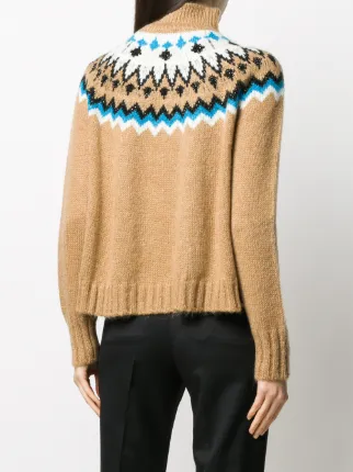 beaded intarsia-knit jumper展示图