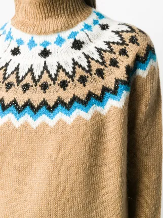 beaded intarsia-knit jumper展示图