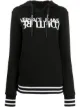 Image 1 of Versace Jeans Couture logo print cotton hoodie