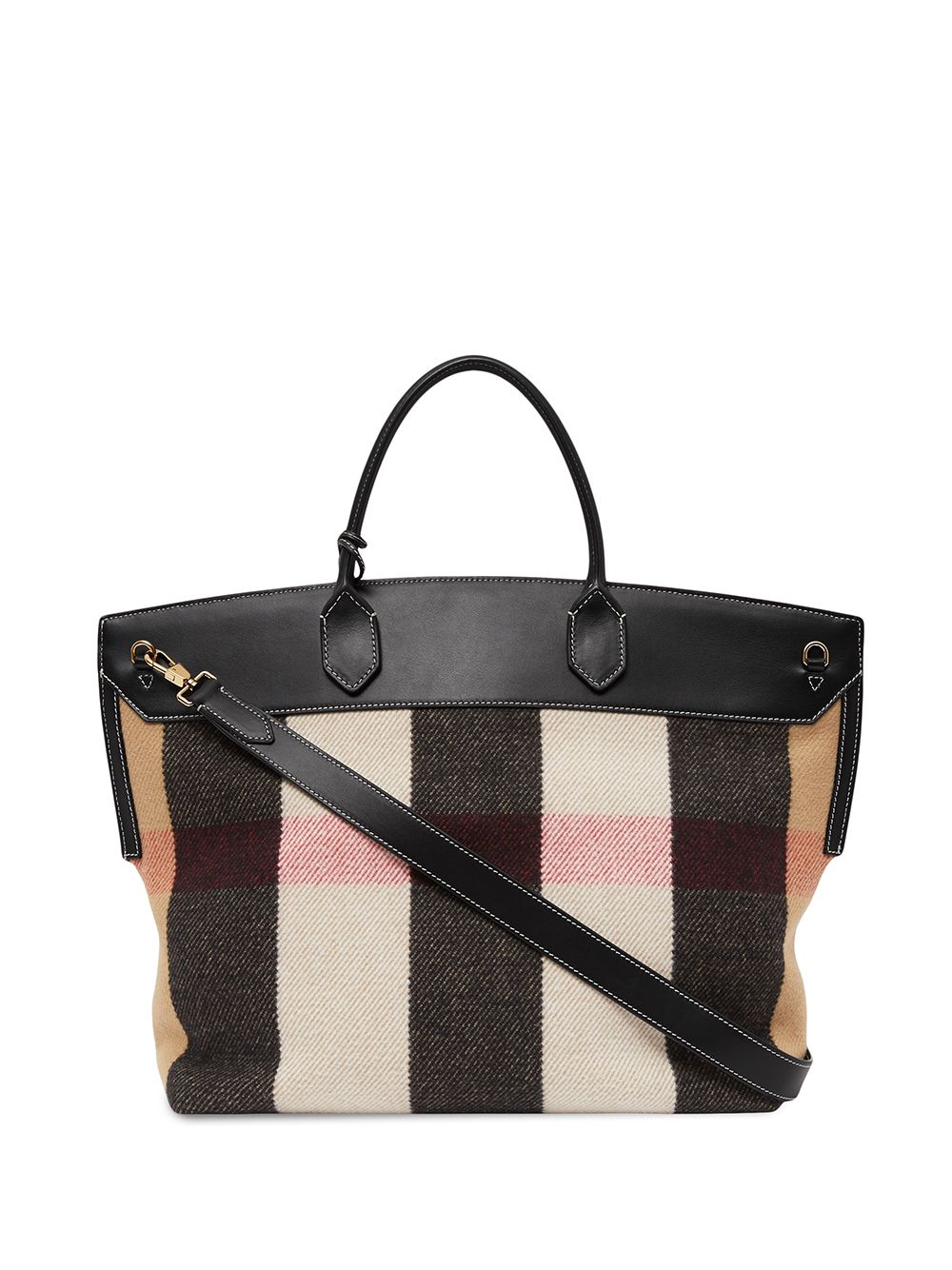 фото Burberry сумка-тоут society в клетку vintage check