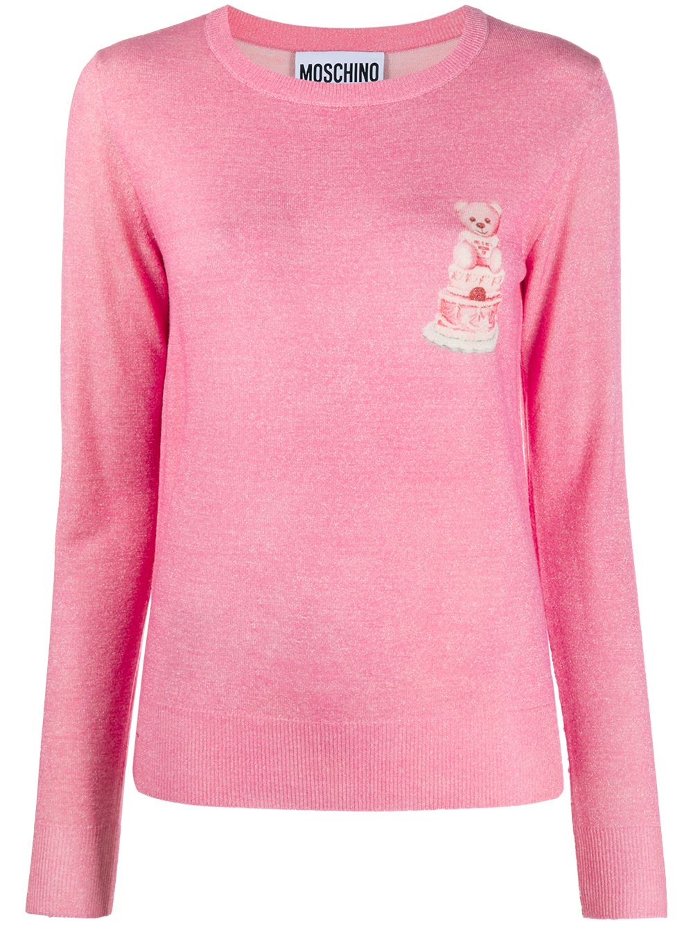 pink moschino jumper