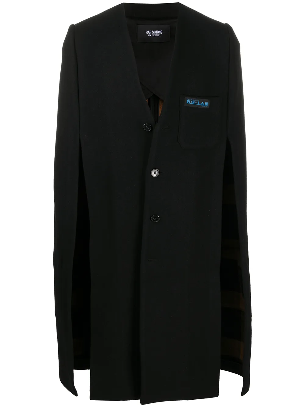 cape à simple boutonnage