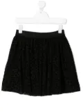 Alberta Ferretti Kids leopard-print tutu - Black