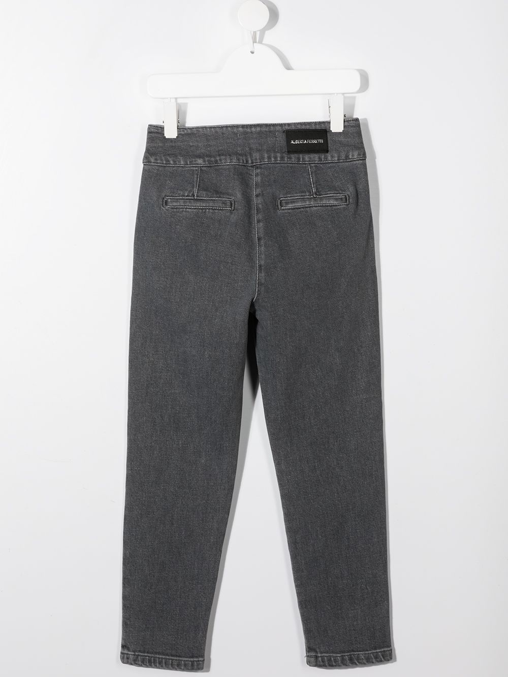 фото Alberta ferretti kids studded straight-leg jeans