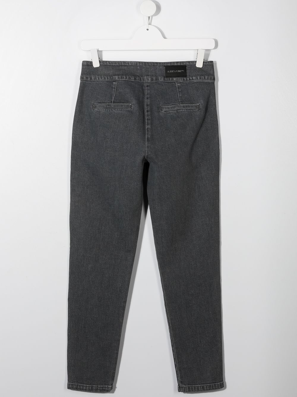 фото Alberta ferretti kids teen studded straight-leg jeans