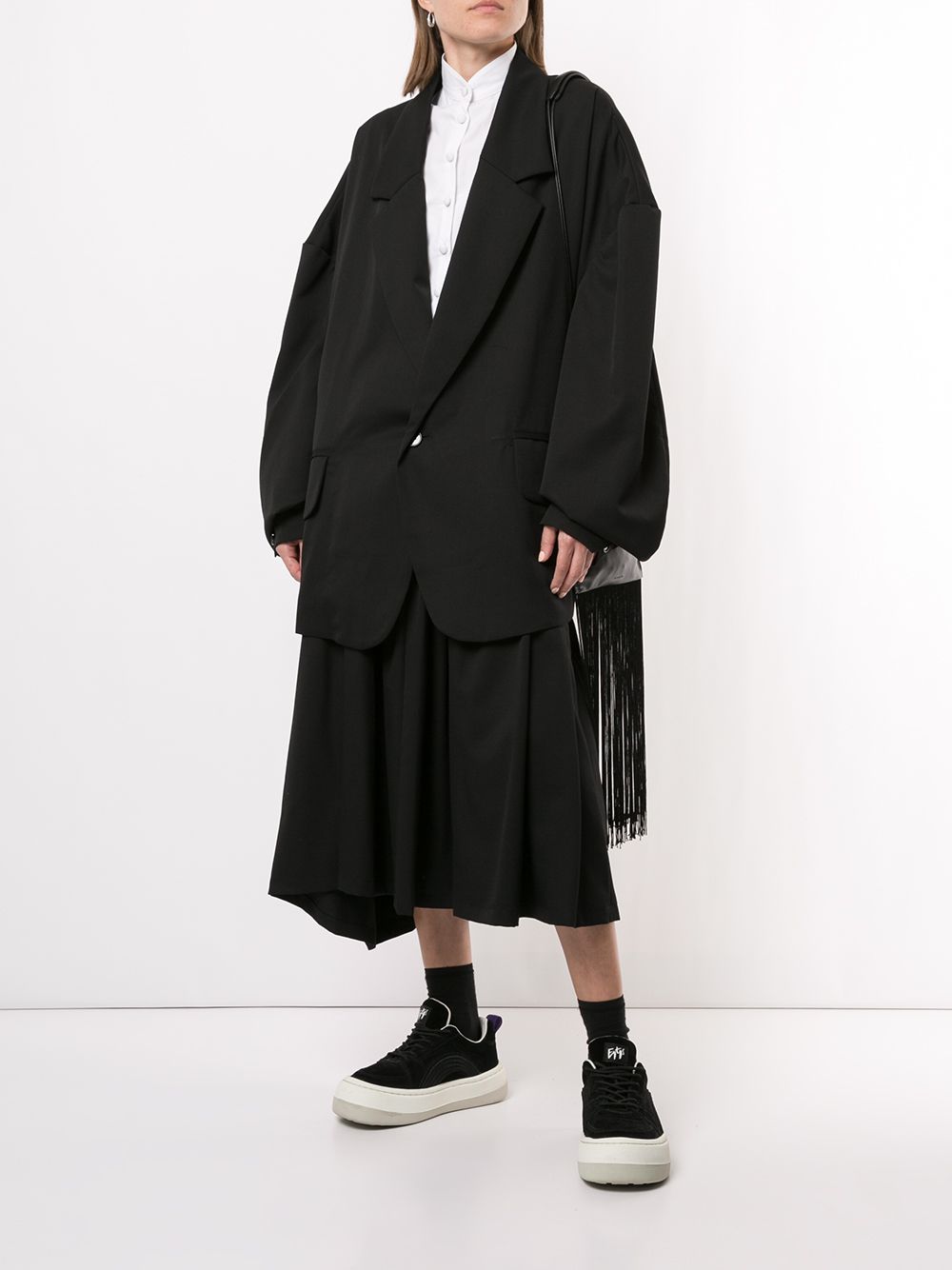 фото Yohji yamamoto блейзер оверсайз