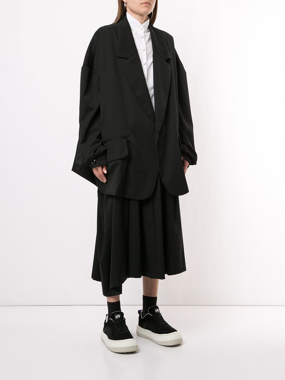 фото Yohji yamamoto блейзер оверсайз