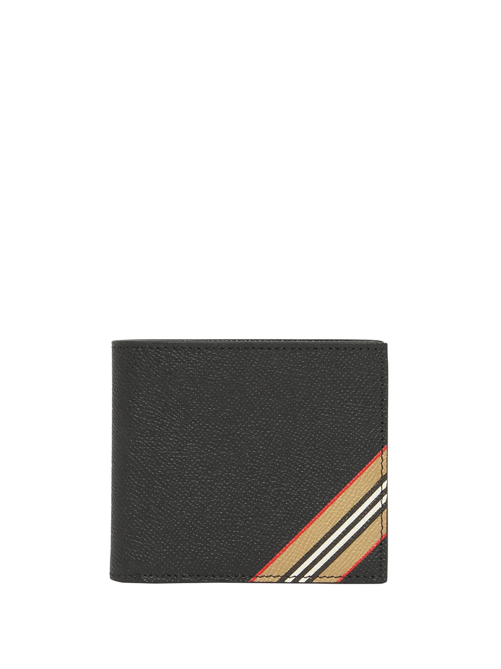 

Burberry Icon stripe bi-fold wallet - Black