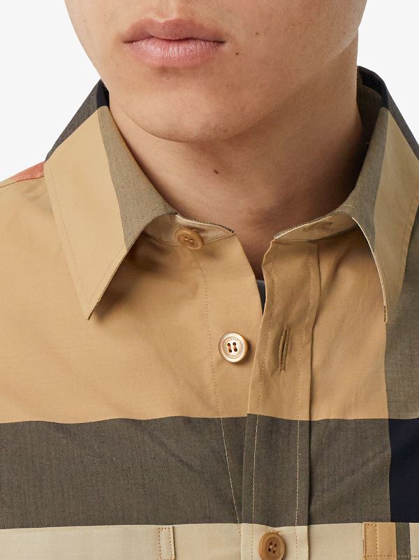 burberry patchwork shirt