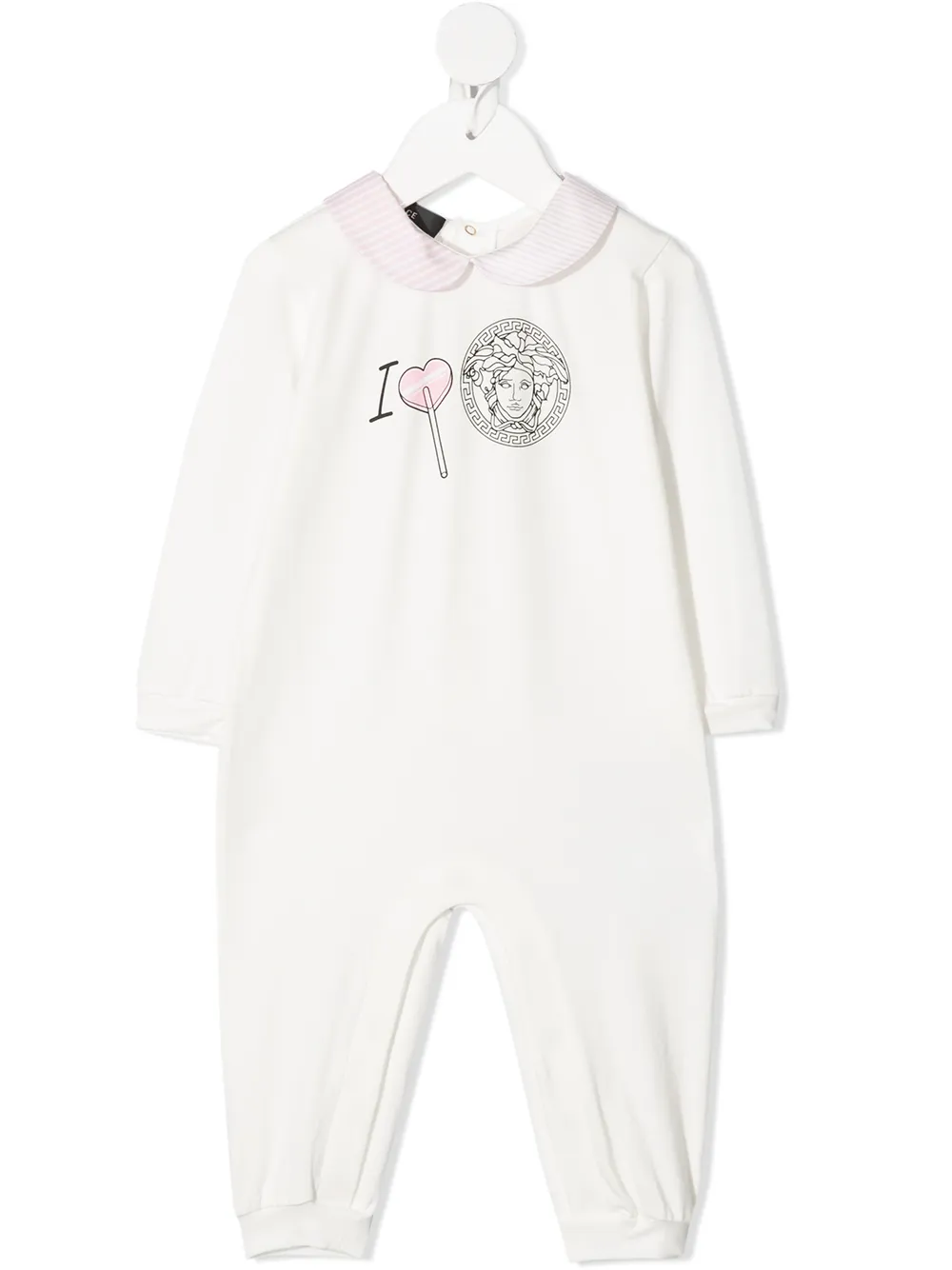 

Versace Kids Medusa-print pajamas - White