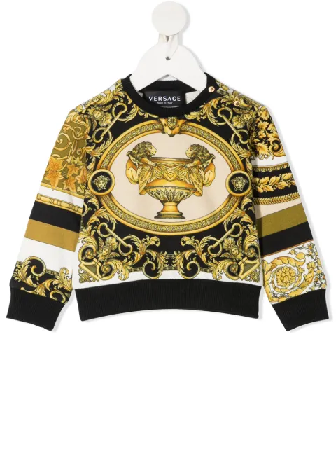 Young Versace سويت شيرت بطبعة الباروك