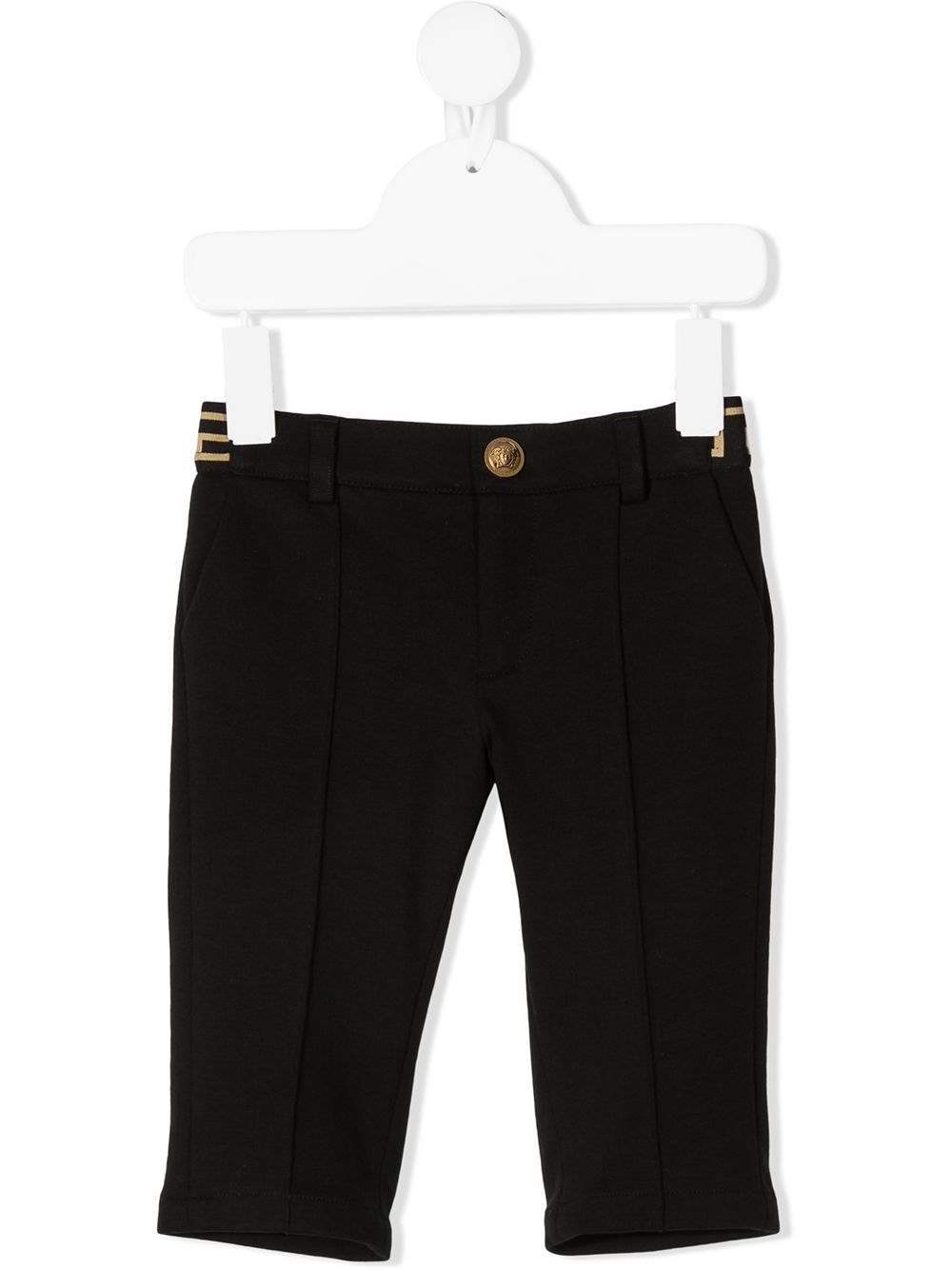 

Versace Kids pantalones con pinzas - Negro