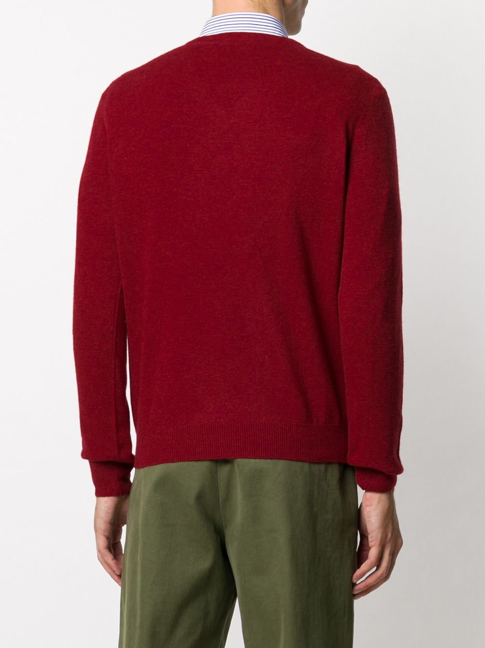 фото Cenere gb v-neck rib-trimmed jumper