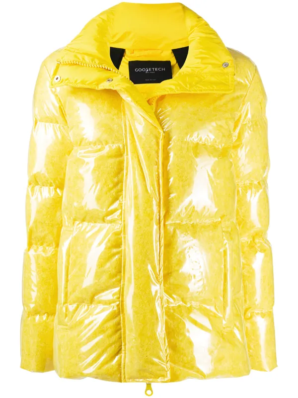 yellow goose jacket