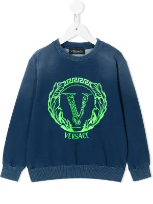 Blue cheap versace sweatshirt