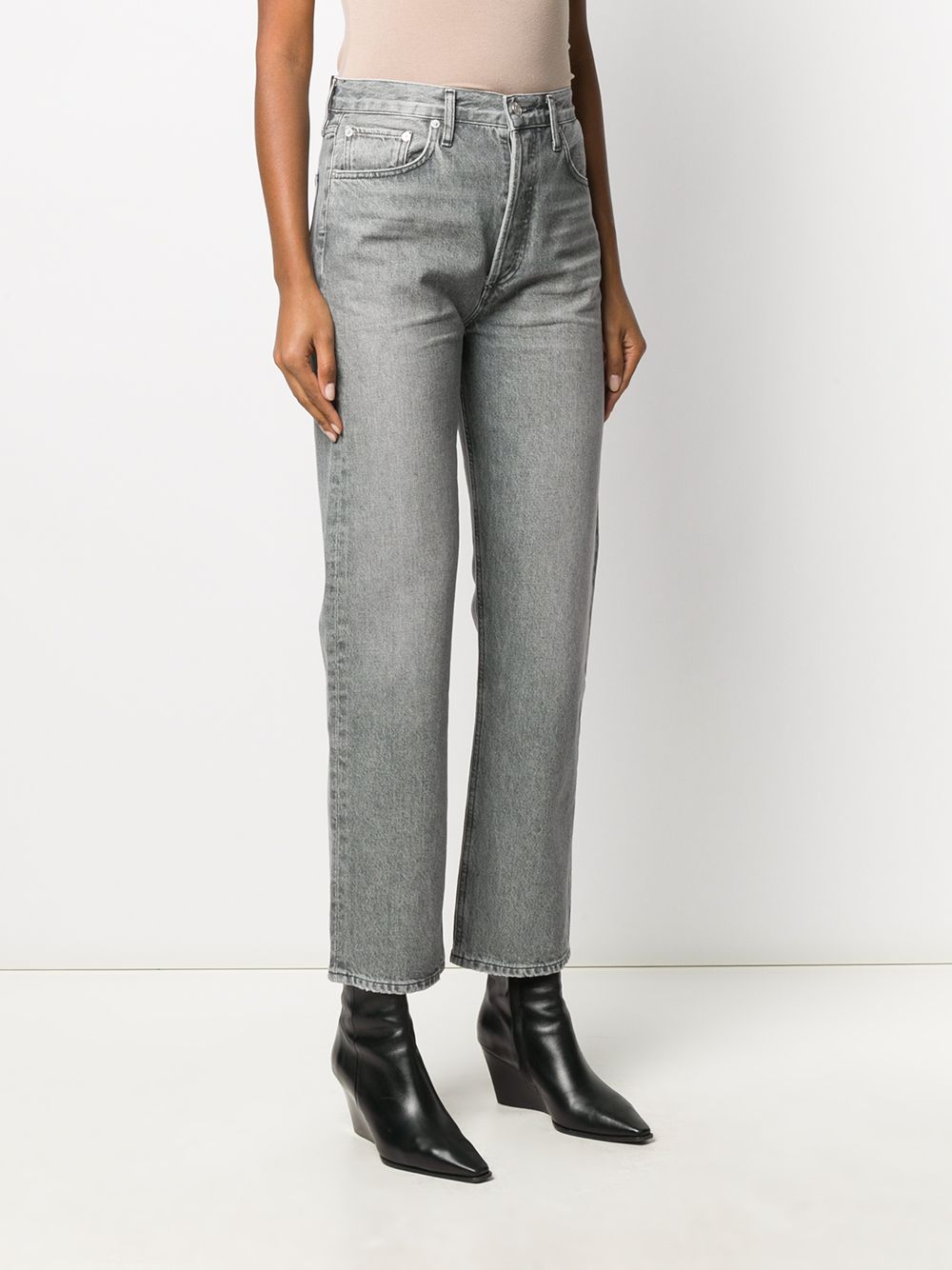 фото Agolde straight-leg organic cotton jeans