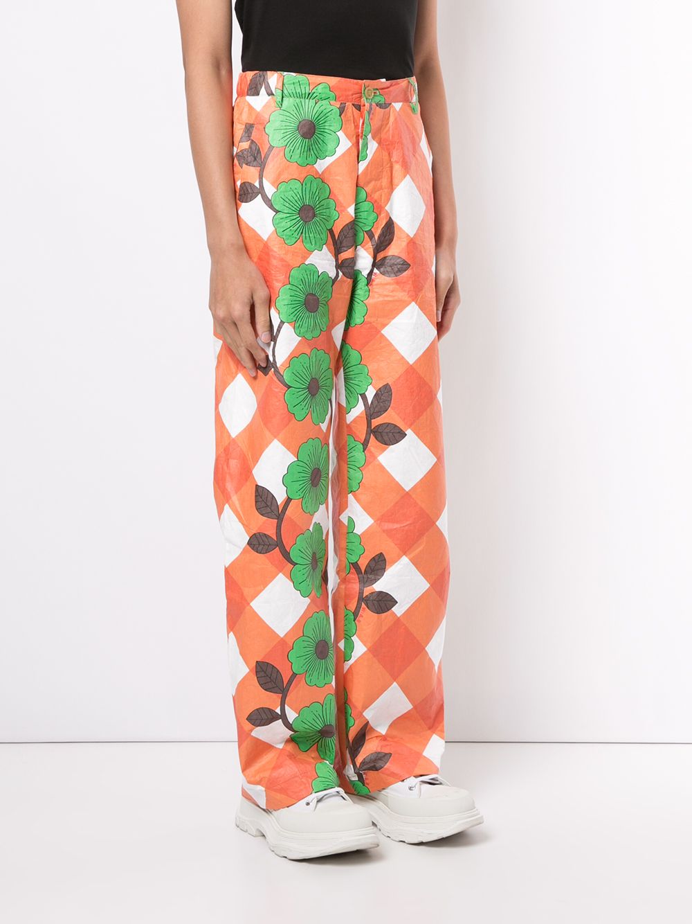 фото Walter van beirendonck howl wide-leg trousers