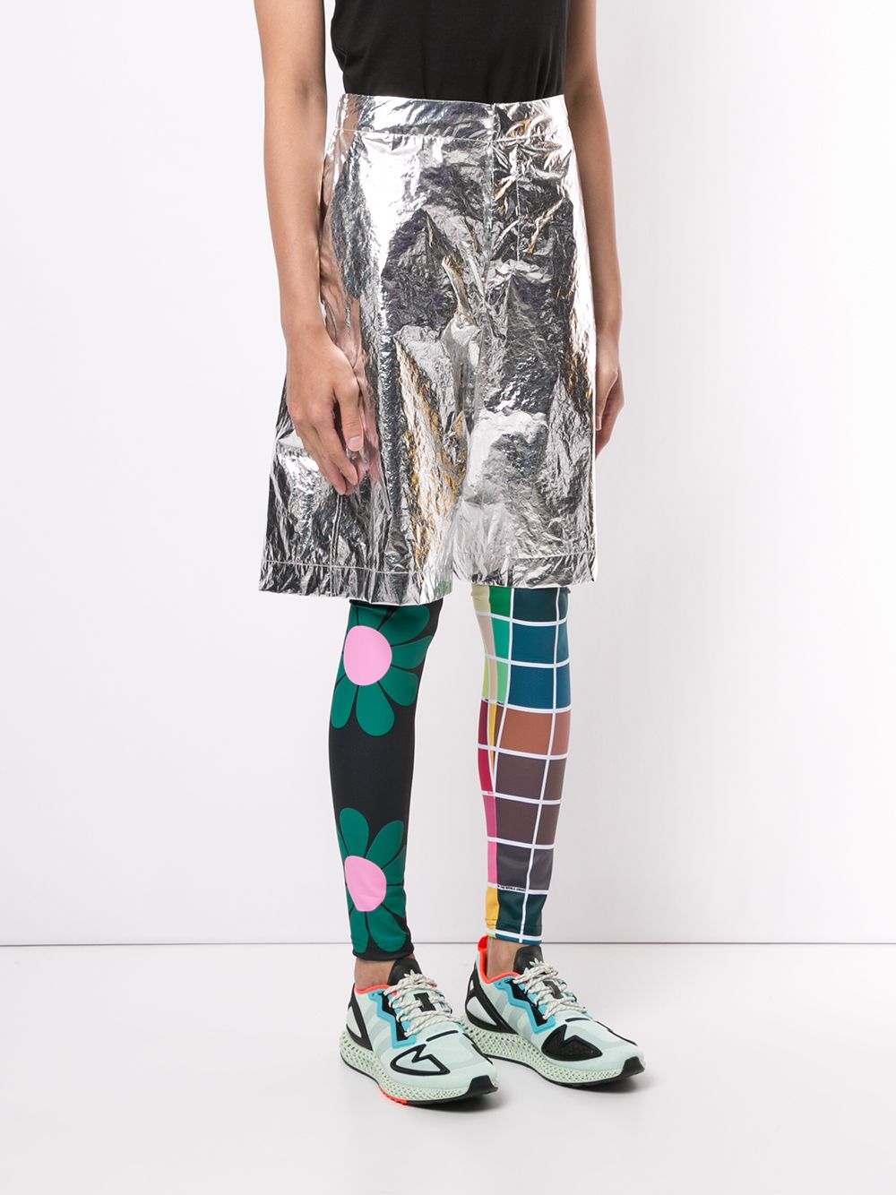 фото Walter van beirendonck save earth panelled leggings