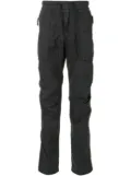James Perse mid-rise straight leg trousers - Black