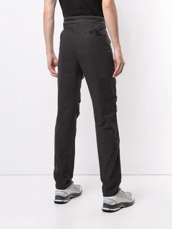 James Perse mid-rise Straight Leg Trousers | Black | FARFETCH