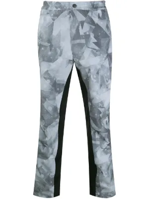 White Mountaineering بنطال بطبعة هندسية x Colman AGE