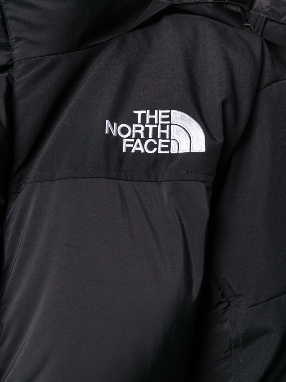 фото The north face пуховик с логотипом
