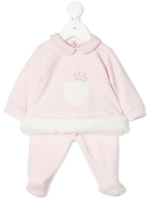 fluffy baby grow