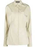 Kwaidan Editions patch pocket shirt - Neutrals