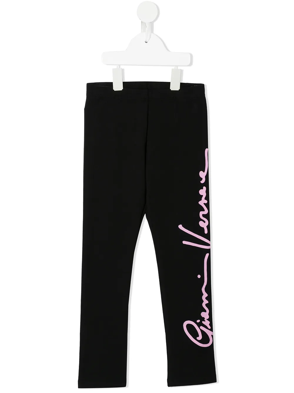 

Versace Kids leggins GV Signature - Negro