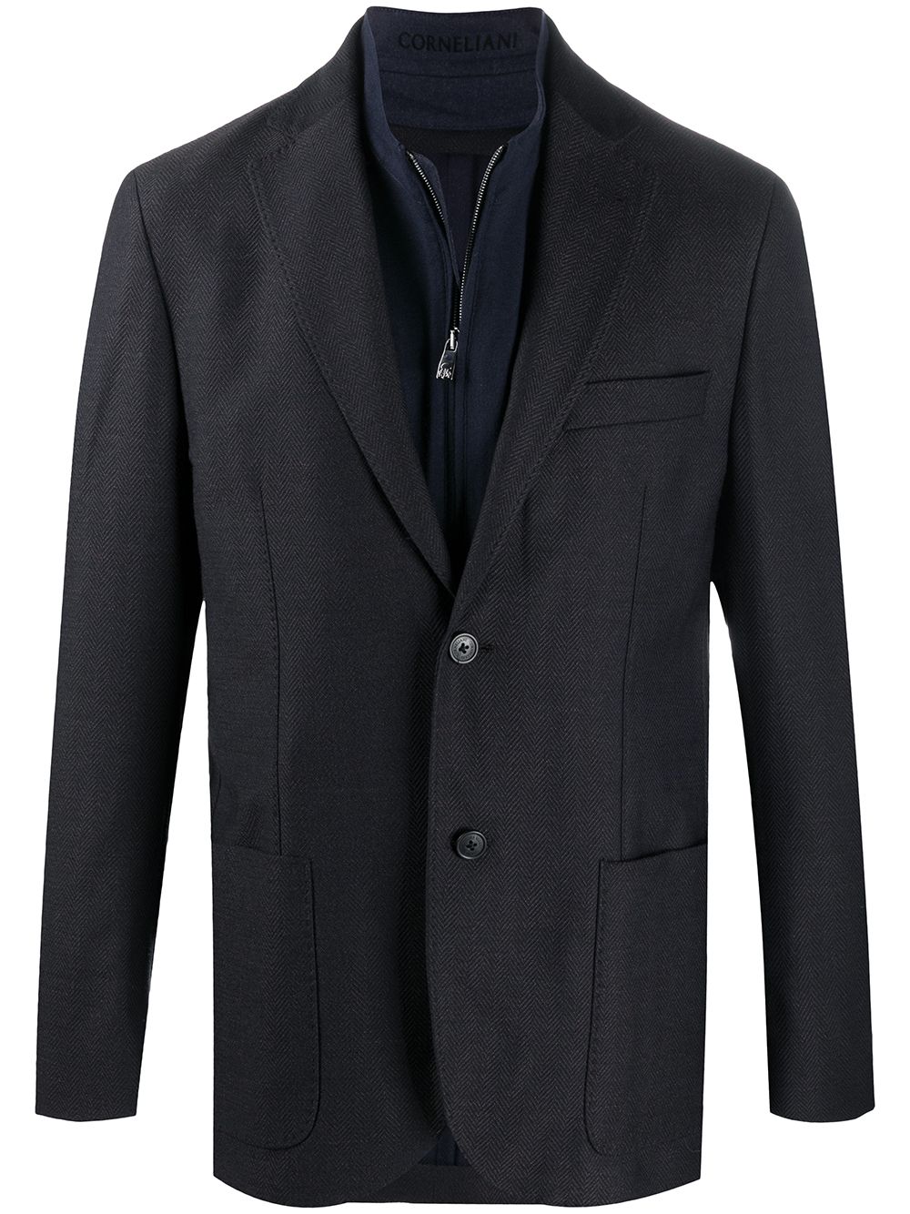 

Corneliani blazer con botones - Azul