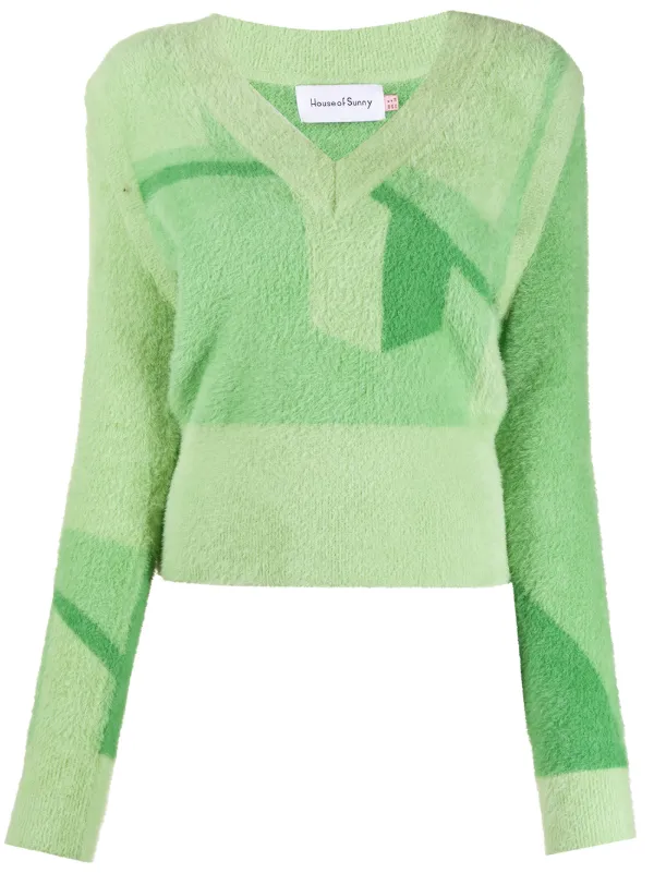 house of sunny green cardigan